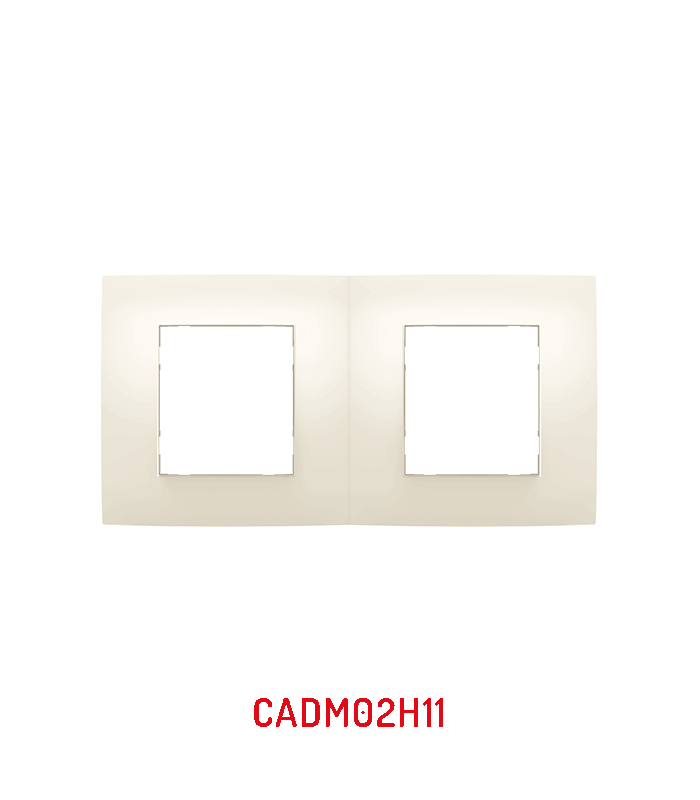 CADRE 2PORTE COULEUR BLANC /MARFIL/ MARRON FONCE VERTICAUX & HORIZONTAUX . LAP