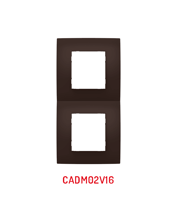 CADRE 2PORTE COULEUR BLANC /MARFIL/ MARRON FONCE VERTICAUX & HORIZONTAUX . LAP
