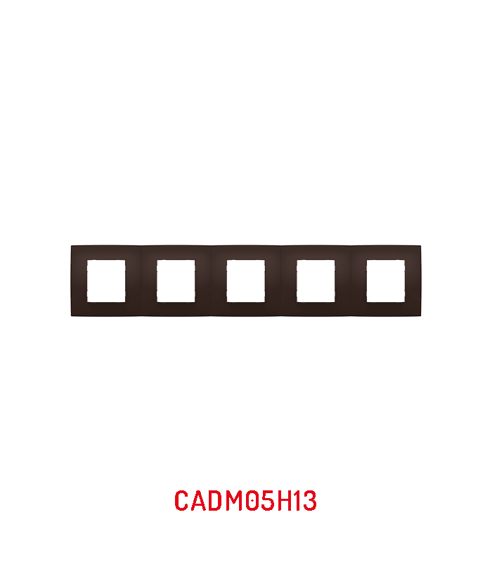 CADRE 5PORTE COULEUR BLANC /MARFIL/ MARRON FONCE VERTICAUX & HORIZONTAUX . LAP