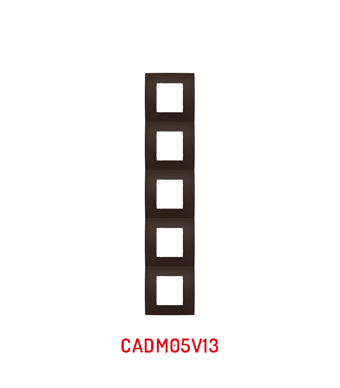 CADRE 5PORTE COULEUR BLANC /MARFIL/ MARRON FONCE VERTICAUX & HORIZONTAUX . LAP