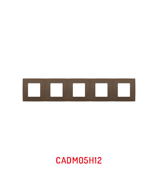 CADRE 5PORTE COULEUR Marron Clair / GRIS CLAR/ GRIS FONCE/ GRIS NOIR VERTICAUX & HORIZONTAUX. LAP