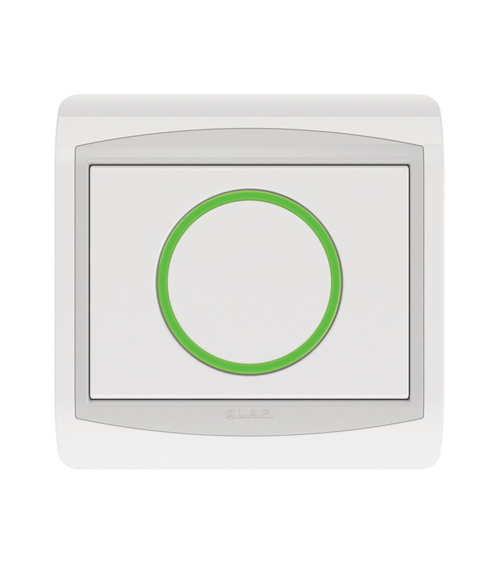 POUSSOIR ROND LUMINEEUX LED . LAP