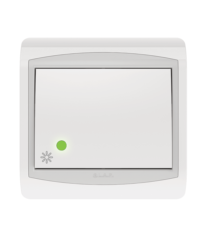 POUSSOIR A BASCULE LUMINEUX LED . LAP