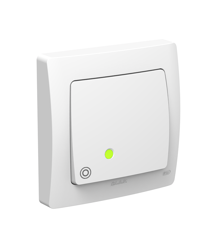 POUSSOIR A BASCULE LUMINEUX LED Réf : 10428BL . LAP