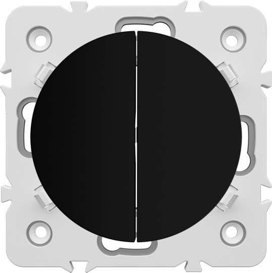 INTERRUPTEUR VA & VIENT DOUBLE REF 10813 NOIR . OMEGA