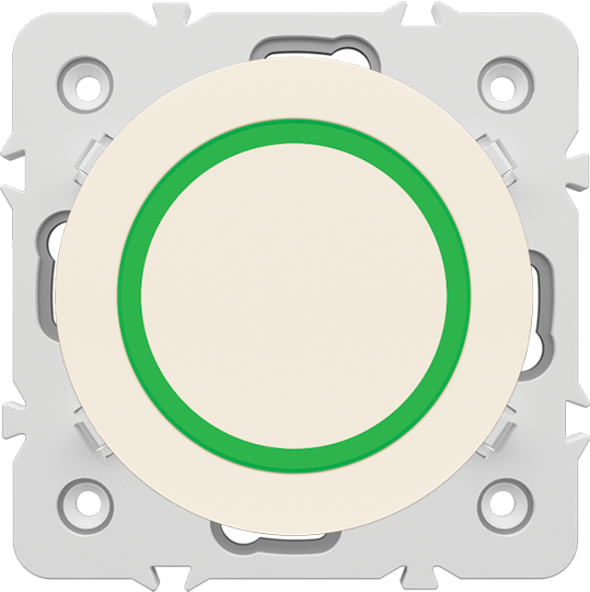 POUSSOIR ROND LUNIMEUX LED REF 10815 MARFIL . OMEGA