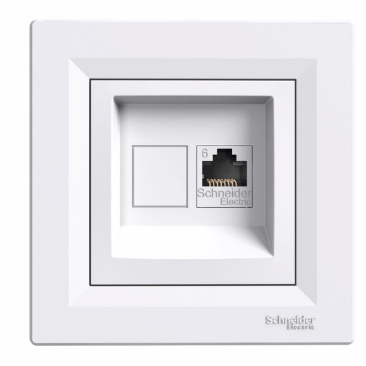 PRISE RJ45 ASFORA BLANC . SCHNEIDER