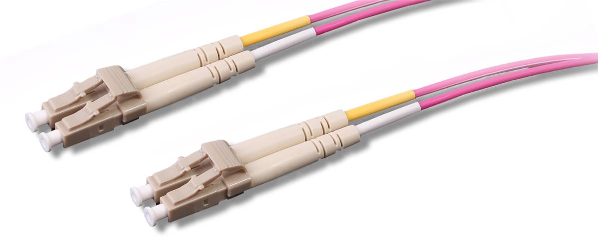 JARRETIÈRE FIBRE LC - LC OM4 DUPLEX 50/125 1,5M