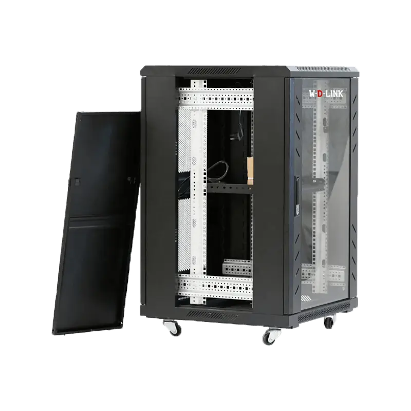 COFFRET INFORMATIQUE 18U L600*P600*H1000 AVEC ETAGERE+2 VENTILATEURS. WDLINK