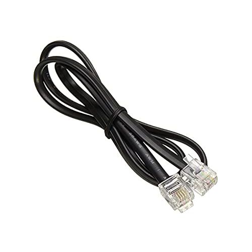 CORDON TELEPHONIQUE RJ11 . 5M . NOIR