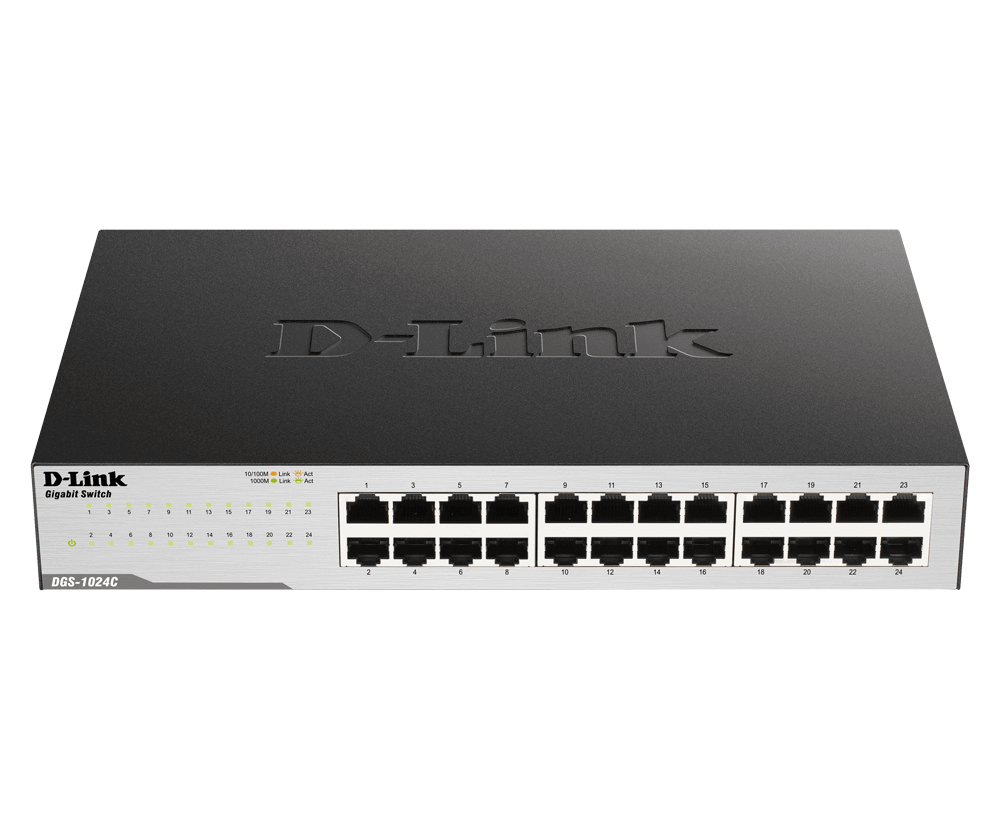 SWITCH 24 PROTS GIGABIT ( DLDGS-1024C/E ) . D-LINK
