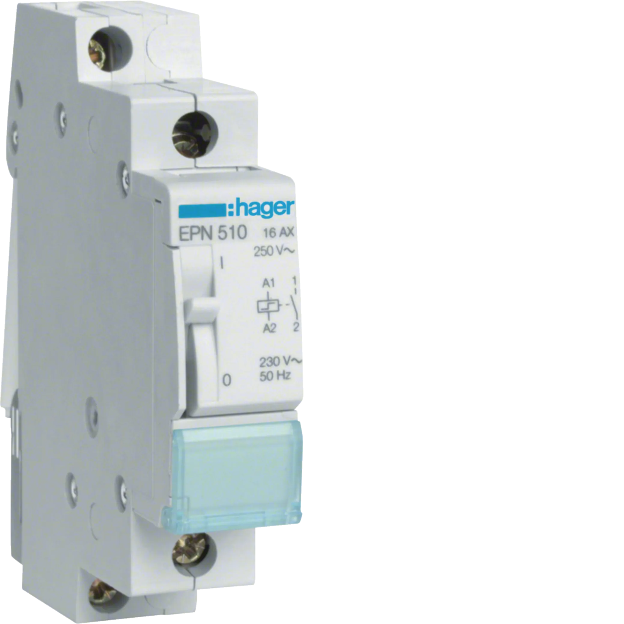 HAGER - Télérupteur 16A - 1F - Tension de 230V - Ref - EPN510 HAGER - Télérupteur 16A - 1F - Tension de 230V - Ref - EPN510