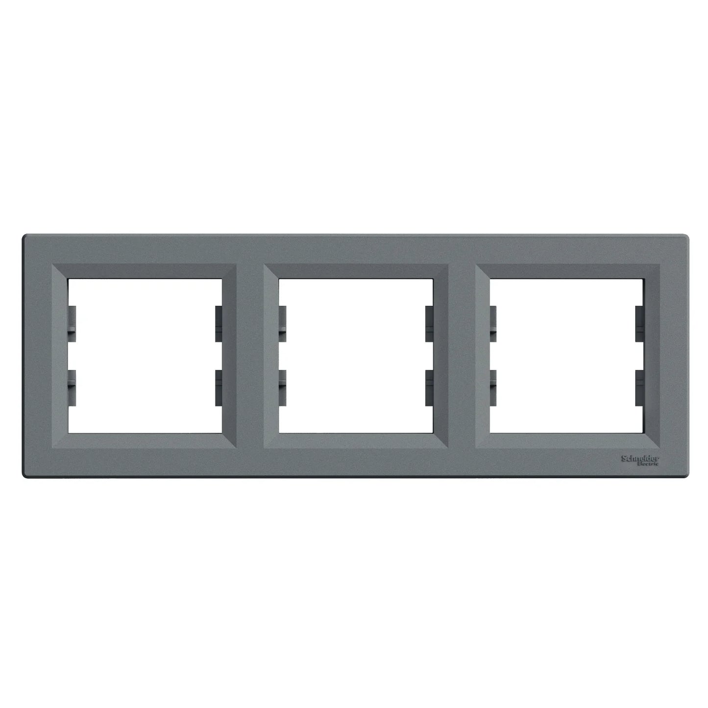 PLAQUE HORIZONTAL 2POSTE - 3 POSTE - 4 POSTE ACIER . SCHNEIDER