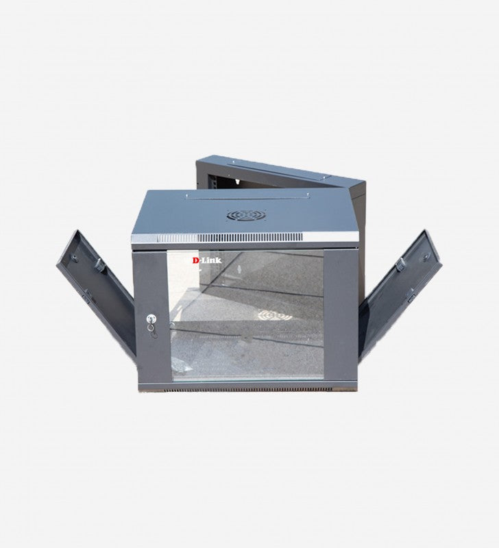 COFFRET INFORMATIQUE 9U+ETAGERE L600* P450*H500 NOIR. WDLINK