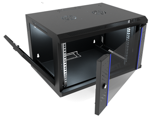 COFFRET INFORMATIQUE 6U DOUBLE SECTION. INGELEC