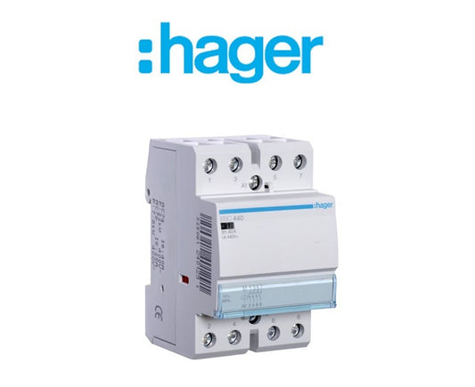 CONTACTEUR 40A, 4F, 230V ( ESC440 ) . HAGER