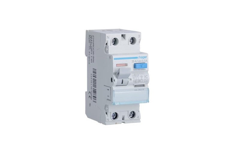 INTERRUPTEUR DIFFERNTIEL 2 POLES 40A 300mA CFC240F . HAGER