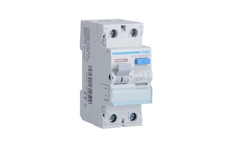 INTERRUPTEUR DIFFERNTIEL 2 POLES 63A 300mA CFC263F . HAGER