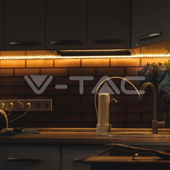 RUBAN LED VT-2835 120 haute luminosité 12V/5M IP20 3000K