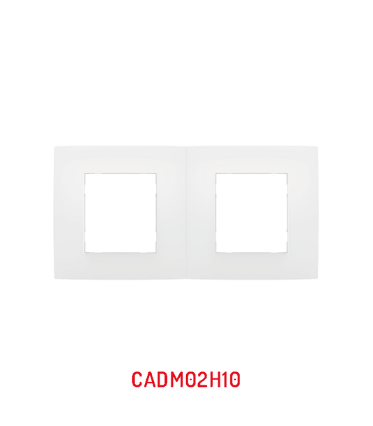 CADRE  2PORTE COULEUR BLANC /MARFIL/ MARRON FONCE VERTICAUX & HORIZONTAUX . LAP