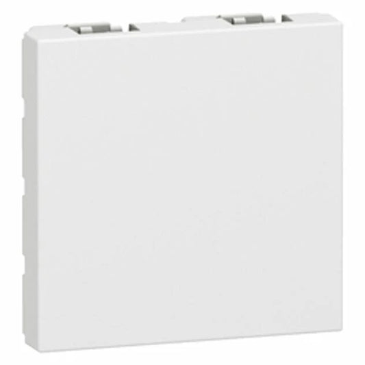 Obturateur 2 module finition blanc Mosaic - blanc [ 77071 ] . LEGRAND