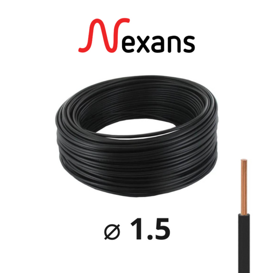 ROULEAU CABLE RIGIDE U500V 1,5MM . NEXANS & INGELEC