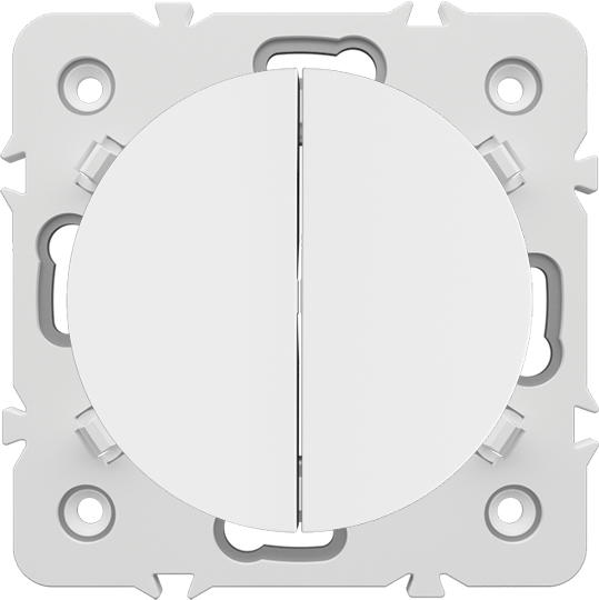 INTERRUPTEUR VA & VIENT DOUBLE REF 10813 BLANC . OMEGA