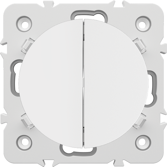 INTERRUPTEUR VA & VIENT DOUBLE REF 10813 BLANC . OMEGA