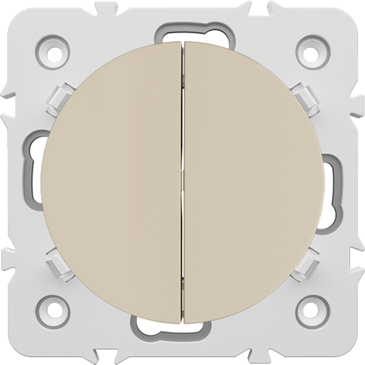 INTERRUPTEUR VA & VIENT DOUBLE REF 10813 Cappuccino . OMEGA