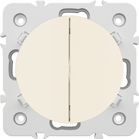 INTERRUPTEUR VA & VIENT DOUBLE REF 10813 MARFIL . OMEGA