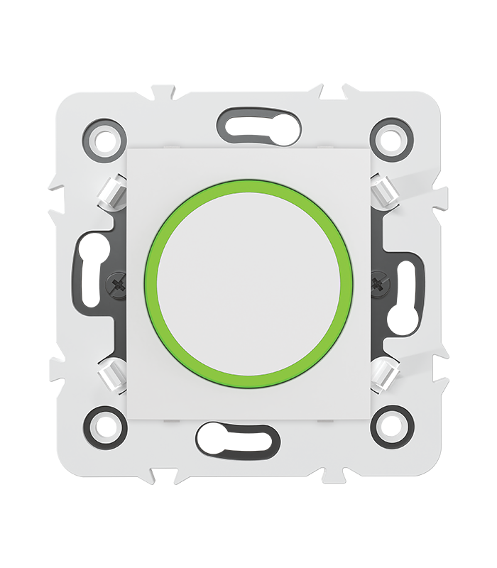 POUSSOIR ROND LUMINEUX LED MEC10915BL . LAP