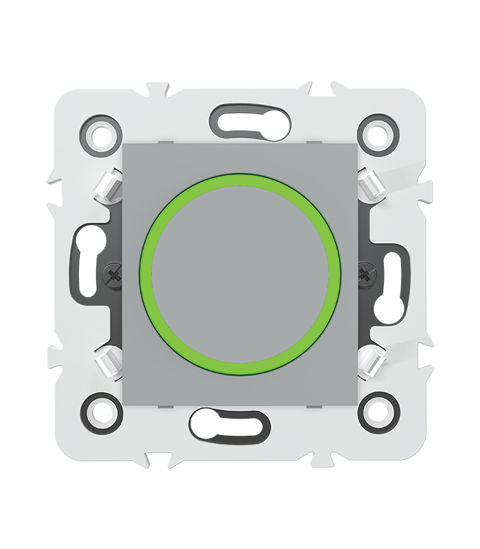 POUSSOIR ROND LUMINEUX LED MEC10915BL . LAP