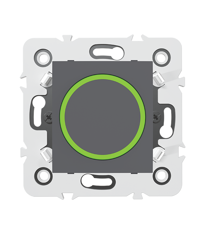 POUSSOIR ROND LUMINEUX LED MEC10915BL . LAP