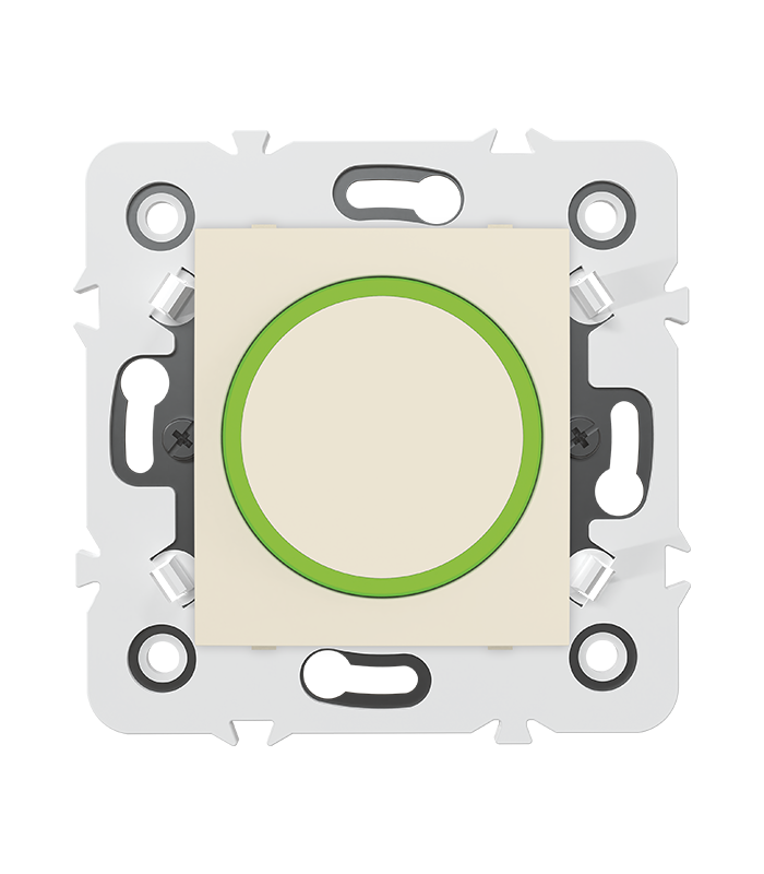 POUSSOIR ROND LUMINEUX LED MEC10915BL . LAP