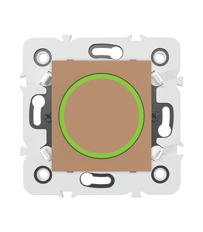 POUSSOIR ROND LUMINEUX LED MEC10915BL . LAP