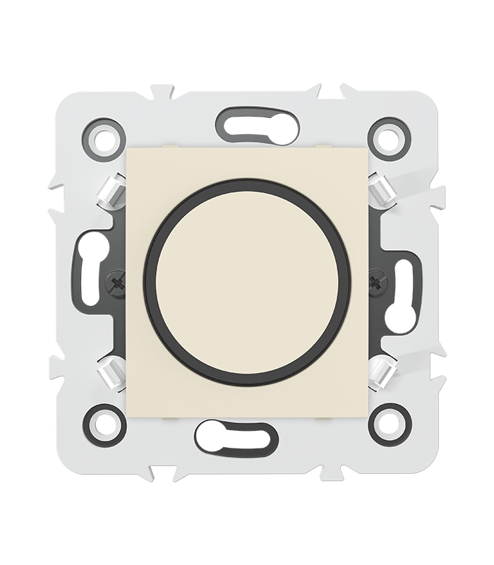 POUSSOIR ROND NON LUMINEUX LED MEC10916BL . LAP