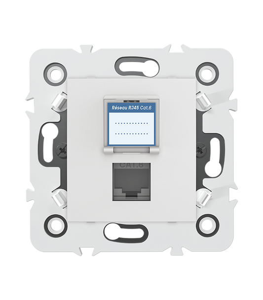 PRISE RJ45 CAT.6 + obturateur MEC20934 .LAP