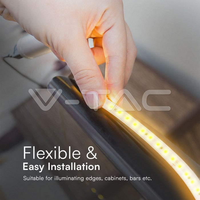 ML . STRIP LIGHT RUBAN LED 220V 120LED/M 3000K IP65 . VERONA