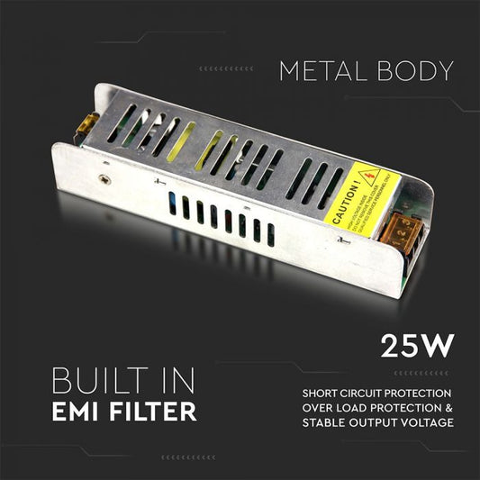 VT-20026 ALIMENTATION LED 25W 12V 2.1A IP20