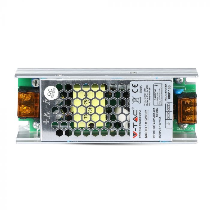 VT-20062 ALIMENTATION LED MINCE 60W 12V 5A IP20