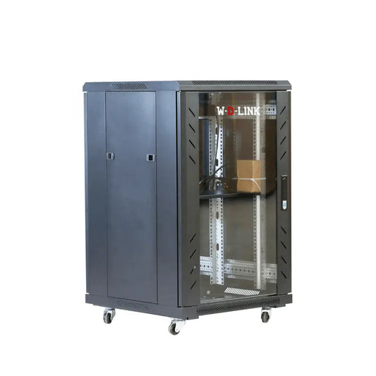 COFFRET INFORMATIQUE 18U 600*600*1000 ET 800*800*1000 AVEC ETAGERE + 2 VENTILATEURS. WD-LINK