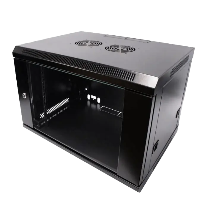 COFFRET INFORMATIQUE 9U + ETAGERE 600 * 600 * 500 . NOIR  WD-LINK