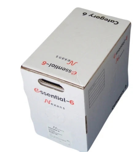 ML . CABLE INFO U/UTP CAT6 LANmark-6 AWG23 , 4PAIRE LSZH ORANGE BOBINE DE 305 M DANS UNE BOITE . NEXANS