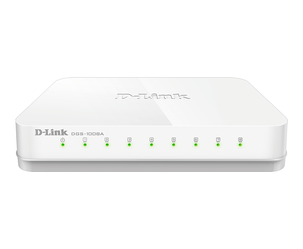SWITCH 8 PROT GIGABIT  ( DLDGS-1008A/E ) . D-LINK