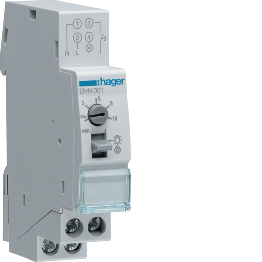 MINUTERIE SIMPLE TEMPORISATION ( EMN001 ) . HAGER