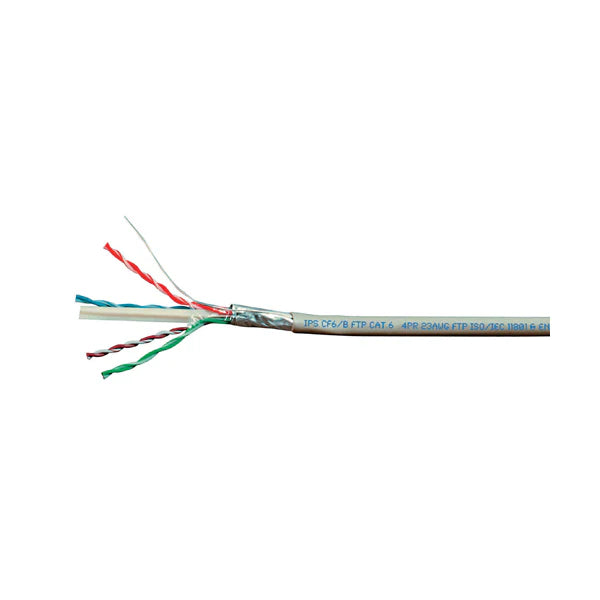 ML . CABLE INFORMATIQUE EN PVC SFTP CAT6A 305M GRIS . INGELEC