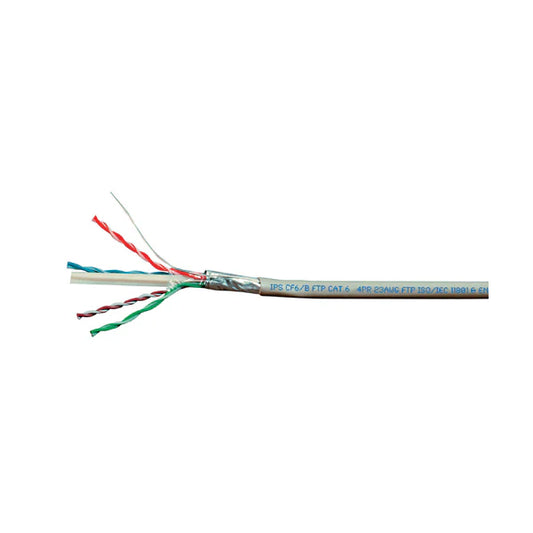 ML . CABLE INFORMATIQUE EN PVC SFTP CAT6A 305M GRIS . INGELEC