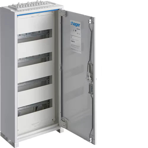 COFFRET SEMI-ENC , saillie, classeII, IP44, porte pleine 48 MODULE , FWB41S 650x300x161mm , HAGER