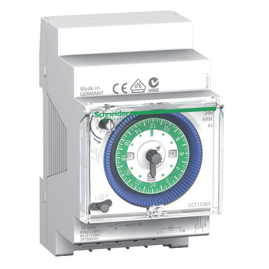 HORLOGE interrupteur horaire programmable journalier 24H - 96 commutations - Acti9 IH . SCHNEIDER