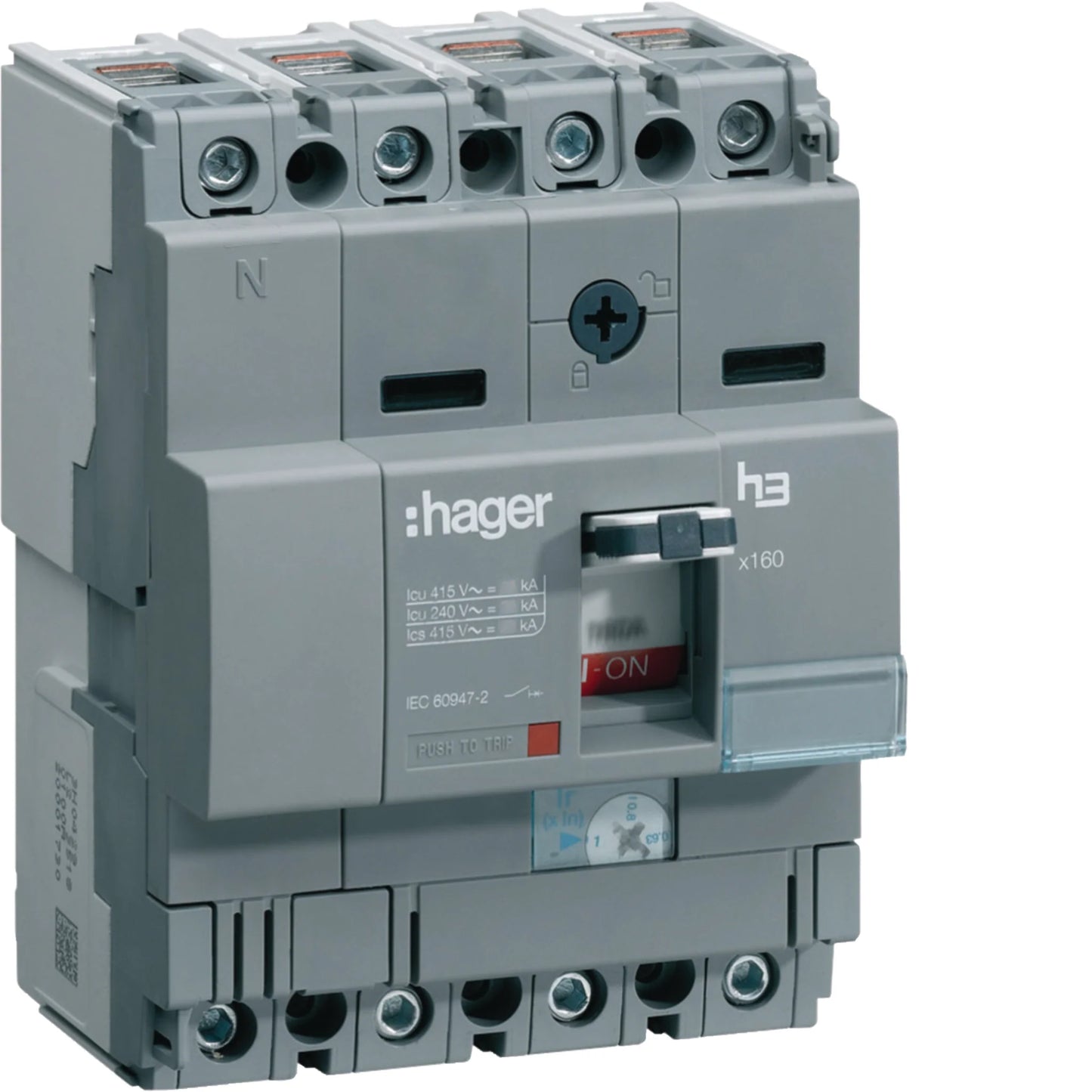 DISJONCTEUR COMPACT 4 * 63A 25KA [ HHA064U ] . HAGER